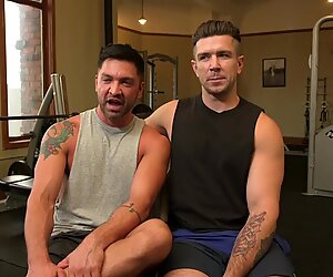 gay hardcore fuck at the gym is all about Dominic Pacifico talking