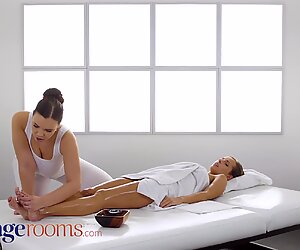 Massage Rooms Big naturals brunette Sofia Lee